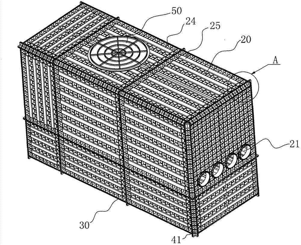 Plastic power cable well