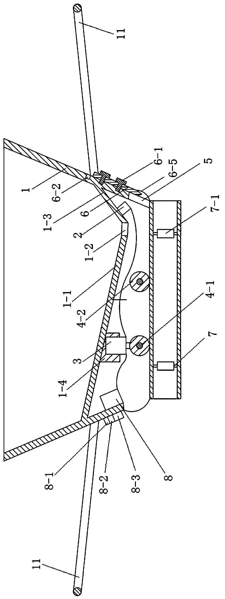 Masonry mortar rapid-laying and anti-falling device