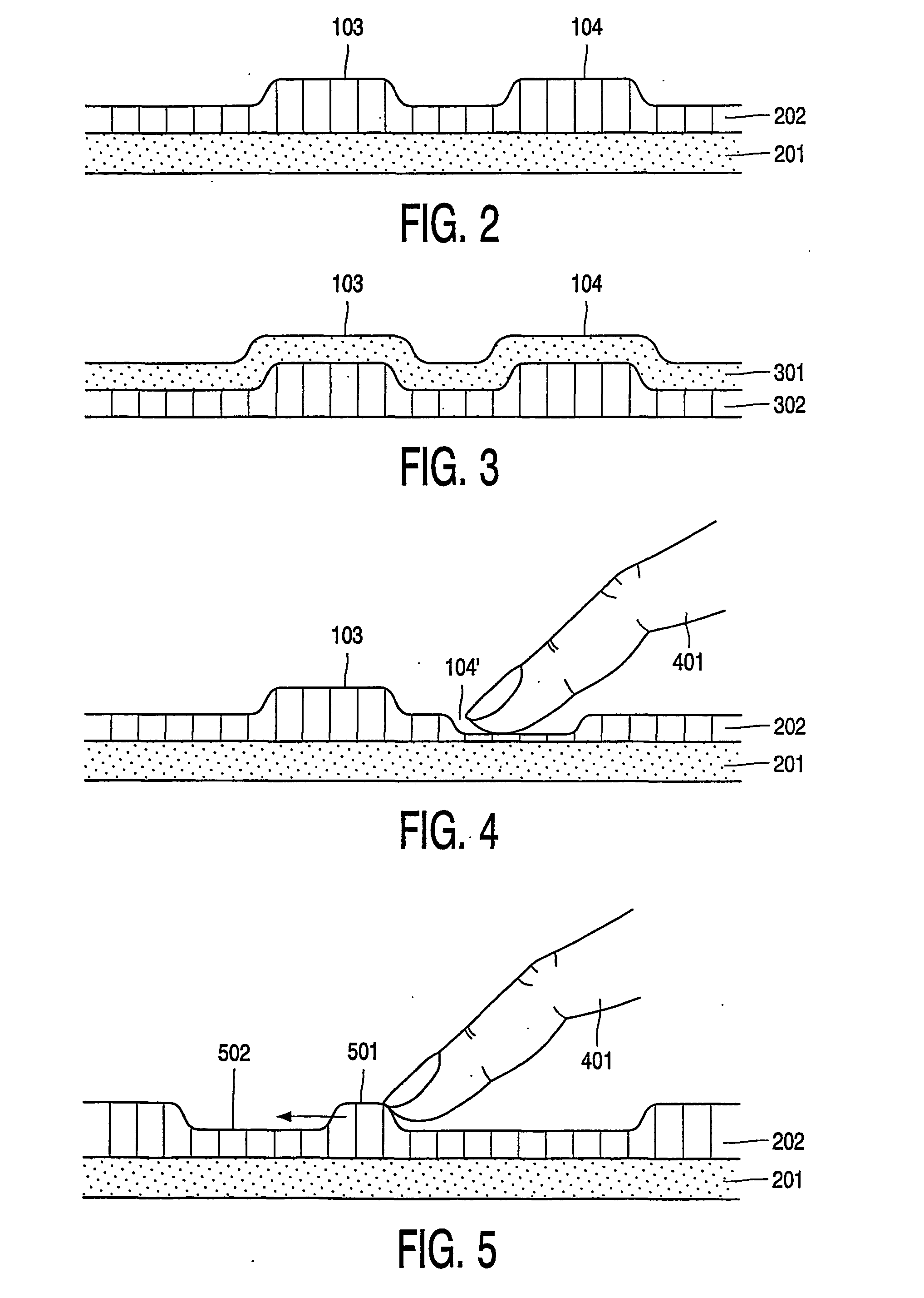 Display system with tactile guidance