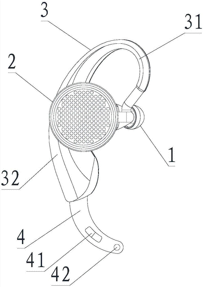 Ear-hook type earphone