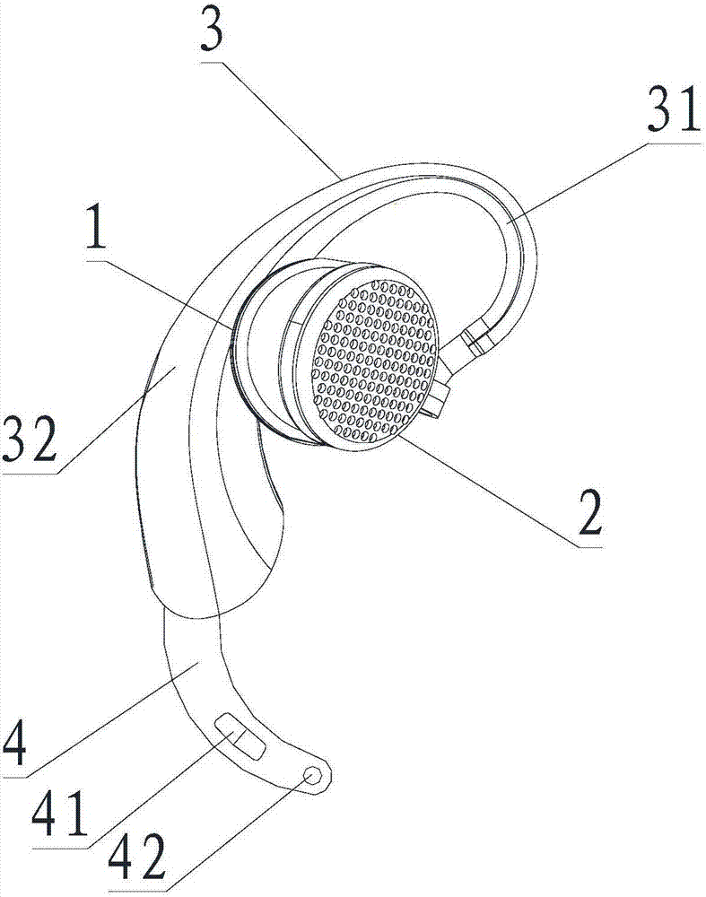 Ear-hook type earphone