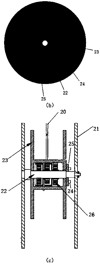 Ultrasonic neural control device with automatic take-up function