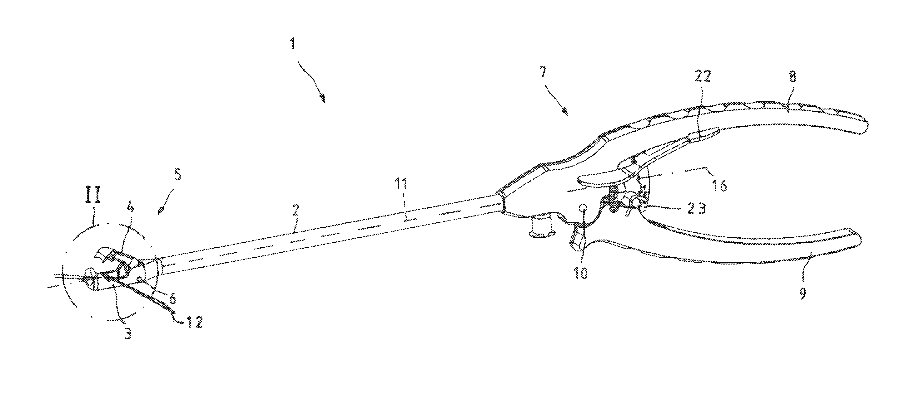 Medical cutting instrument for cutting muscles and tendons