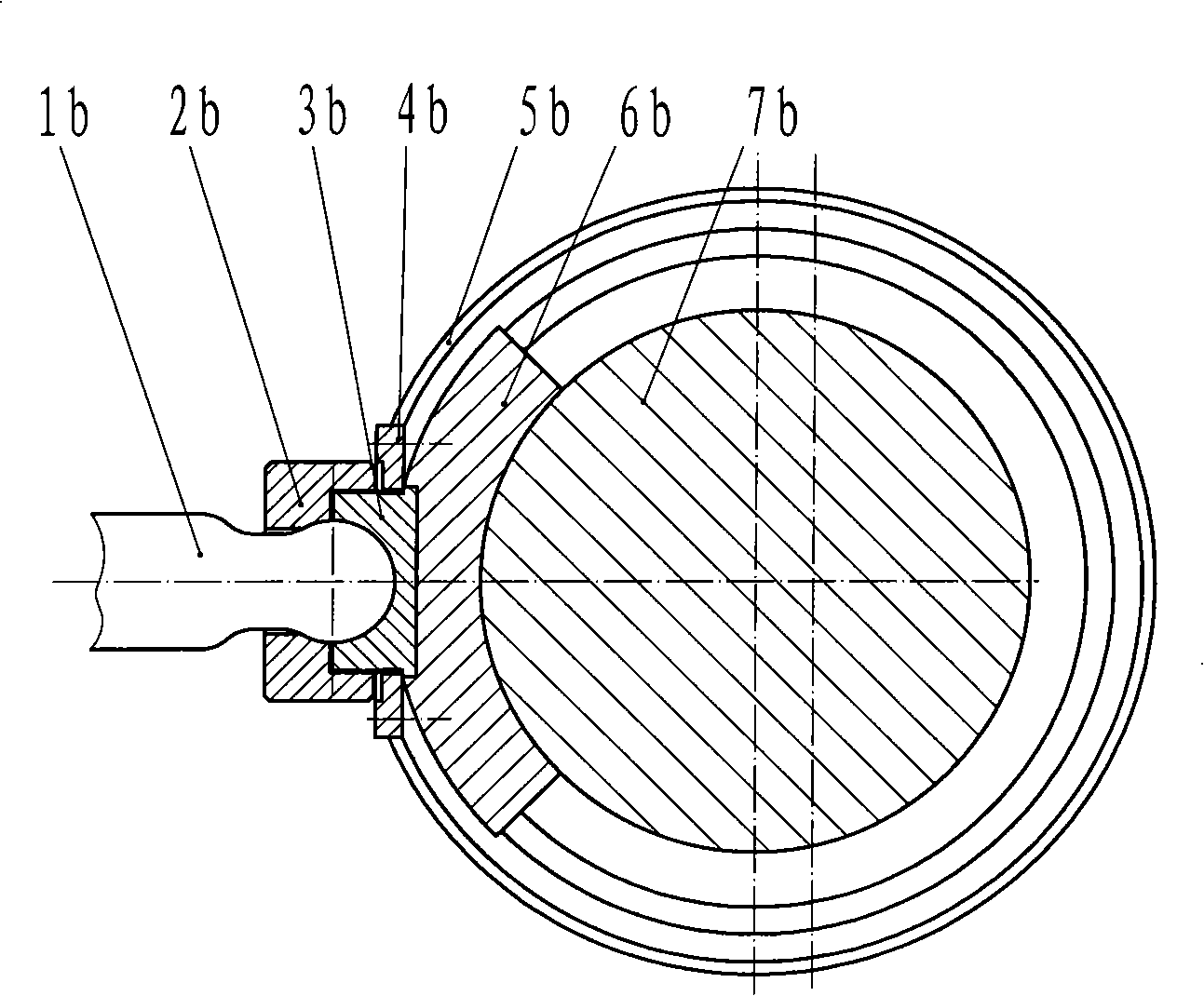 Vertical single eccentric shaft radial equipartition multi-connection reciprocating pump