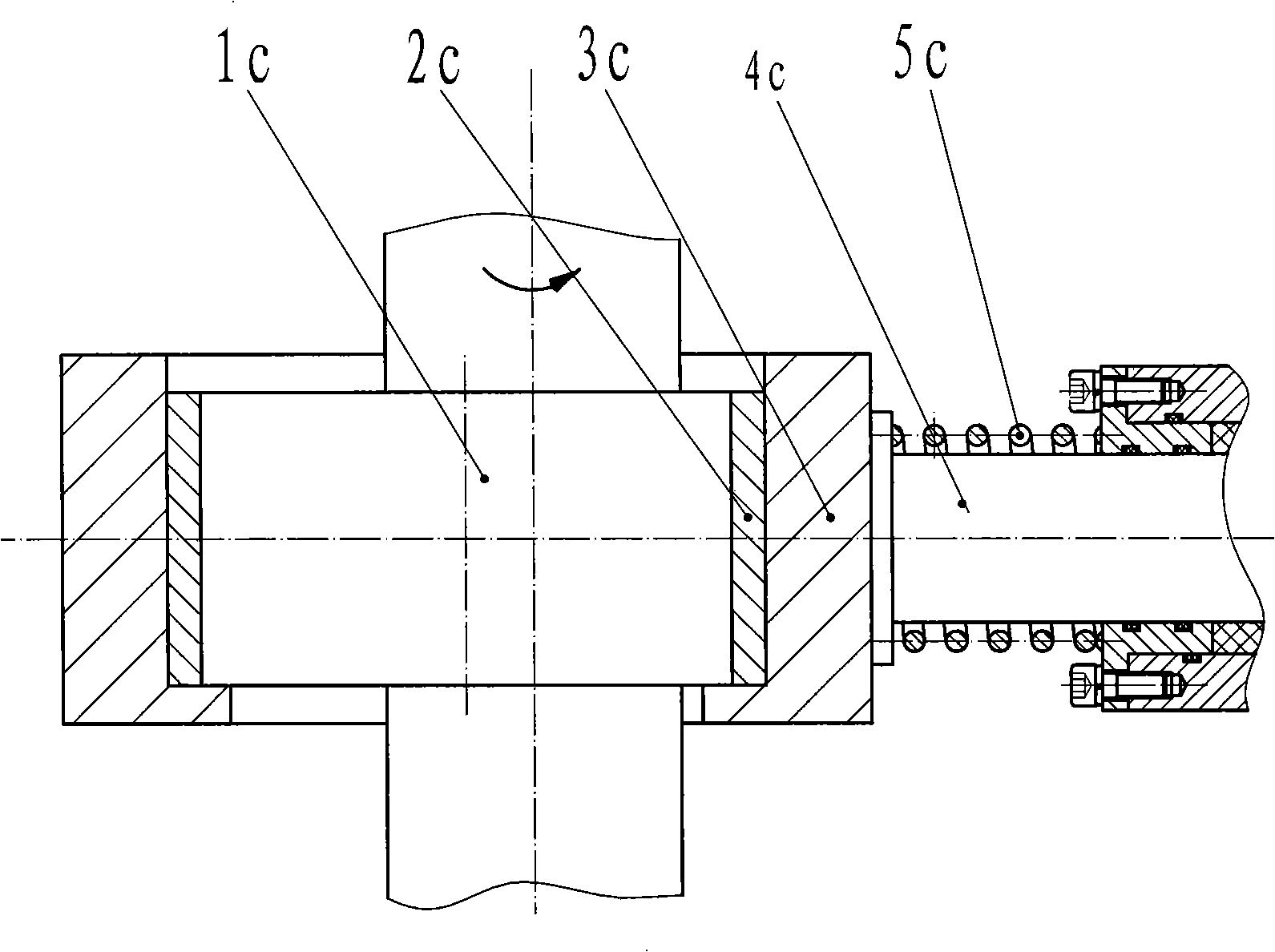 Vertical single eccentric shaft radial equipartition multi-connection reciprocating pump