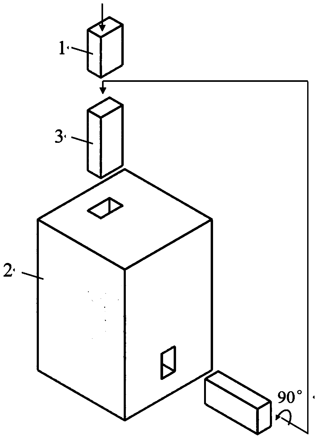 Composite extrusion mold and method for preparing block ultrafine crystal material