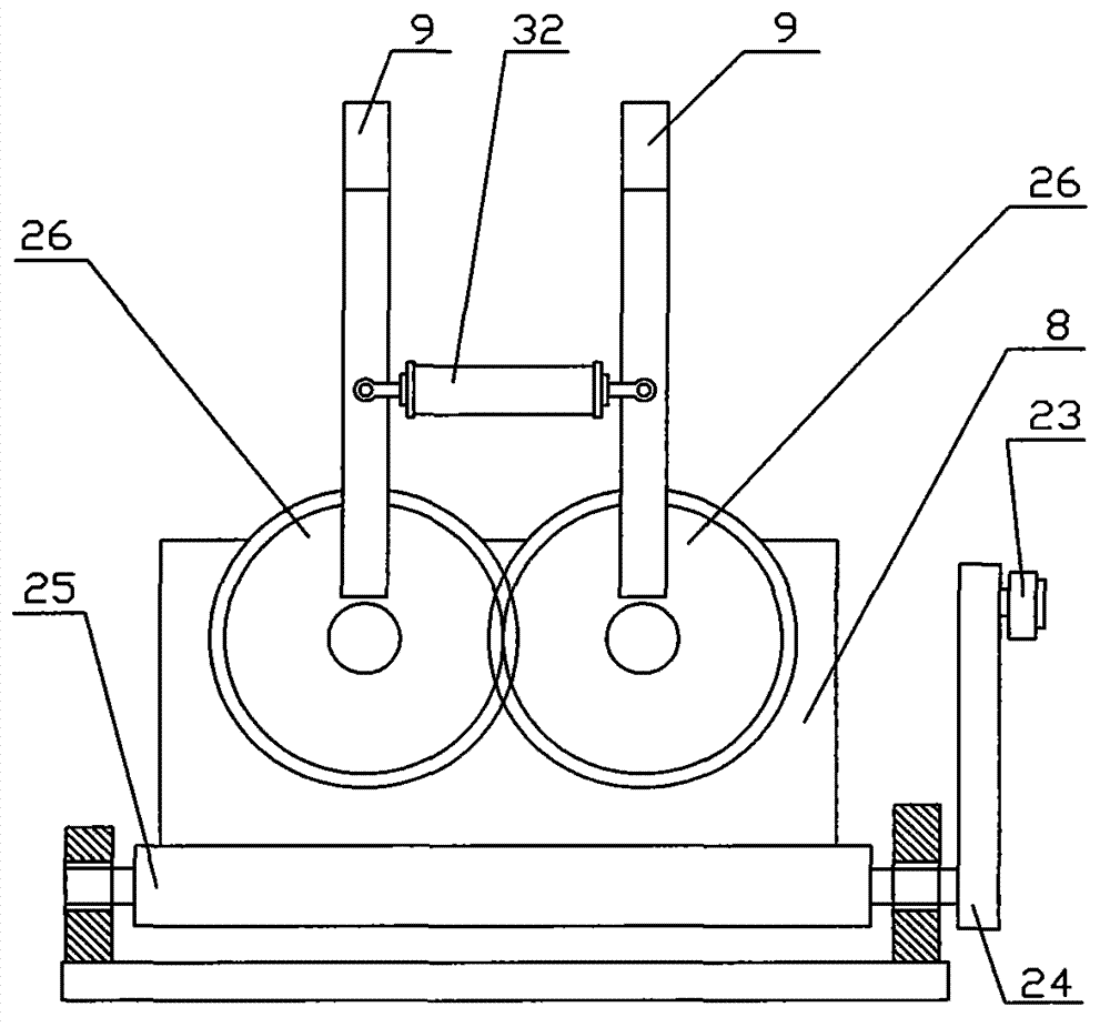 Plastic bag in-half folding bagging machine