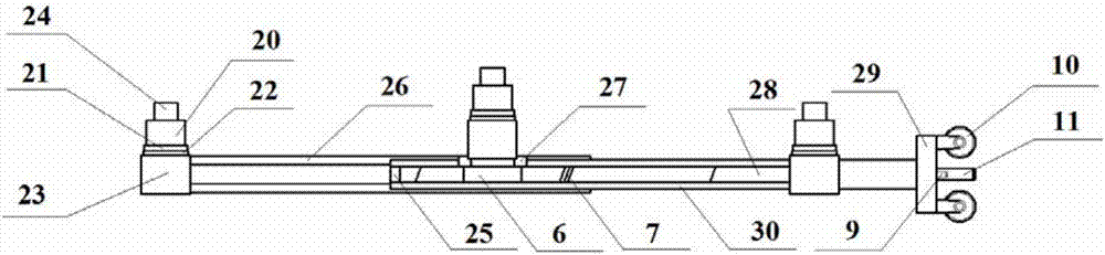 Unmanned aerial vehicle mechanical arm-based crane metal structure detection device and method