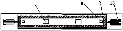 Dust-proof LCD display screen damping device