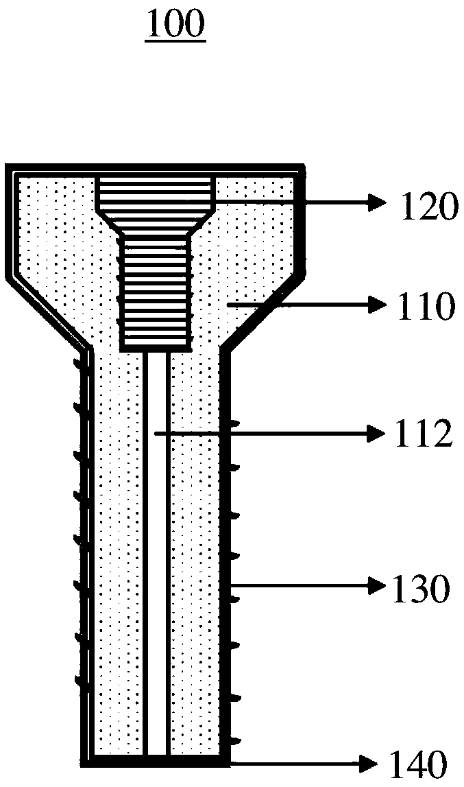 Magnesium alloy bone nail and preparation method and application thereof