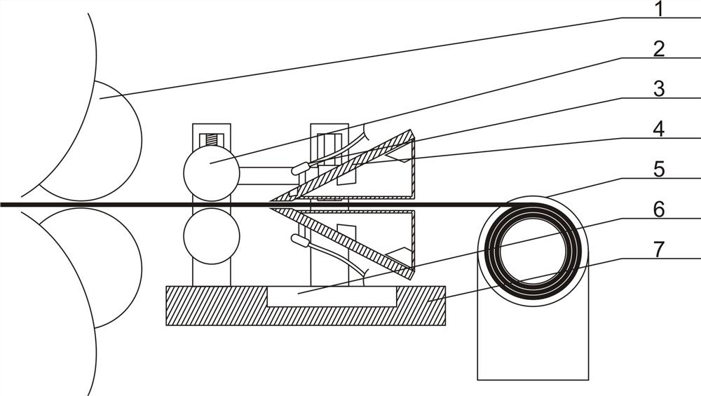 Real-time monitoring and displaying system of cold rolling mill for aluminum-titanium alloy processing