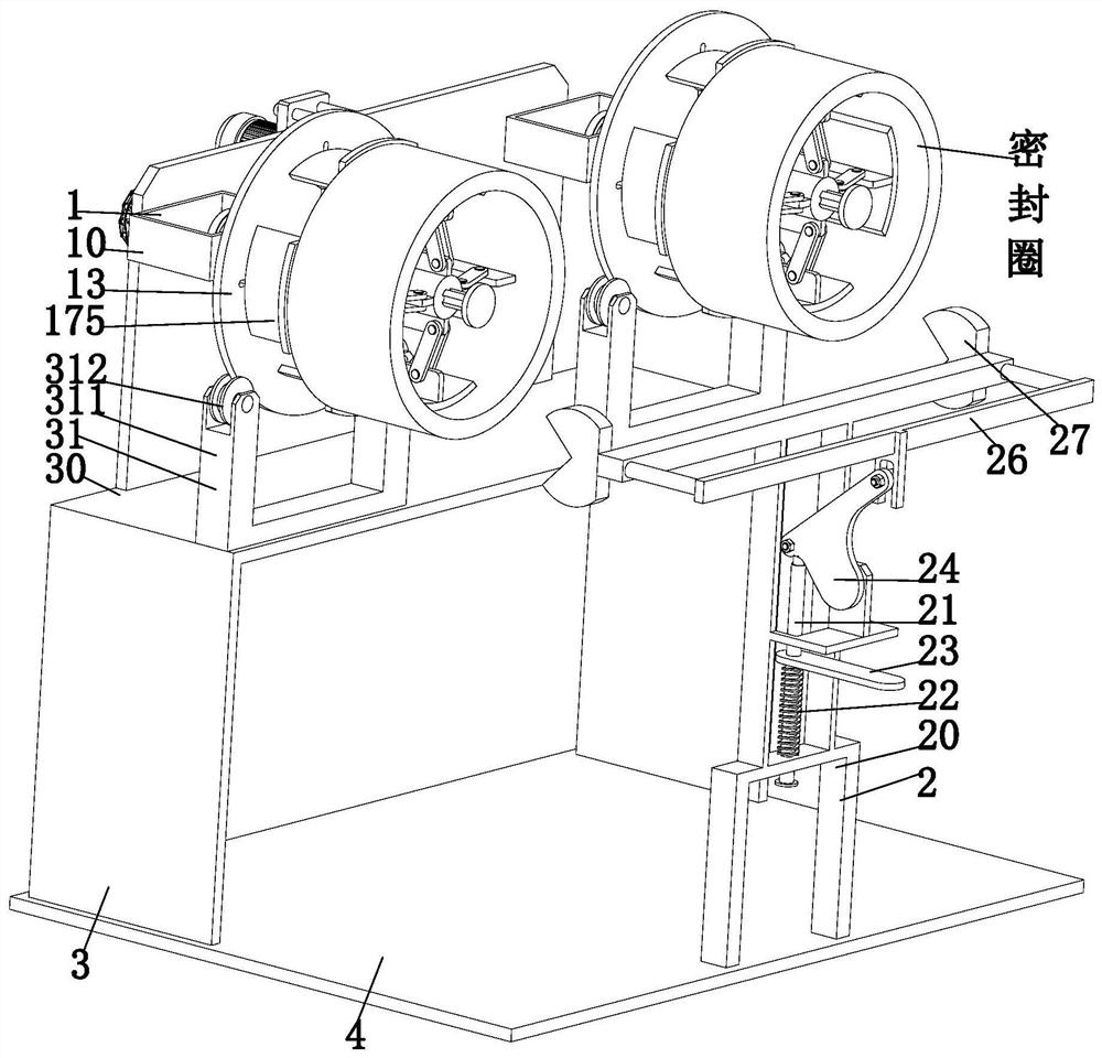 Finish machining machine for manufacturing waterproof sealing ring and machining method