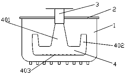 Filling machine buffer tank