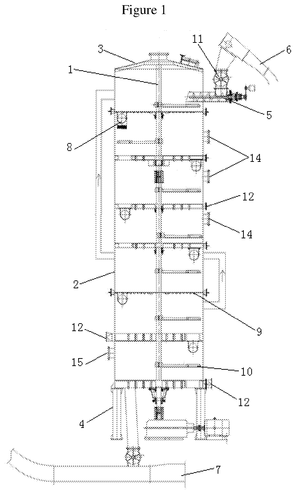 Continuous distillation process