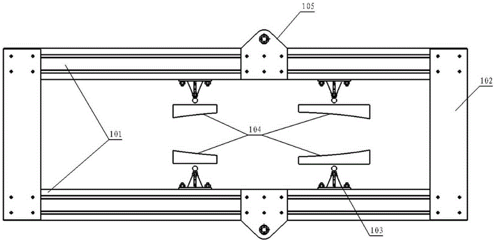 Loading device suitable for static test of composite wings