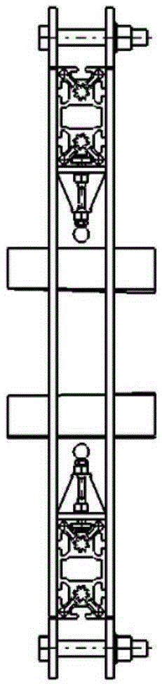 Loading device suitable for static test of composite wings