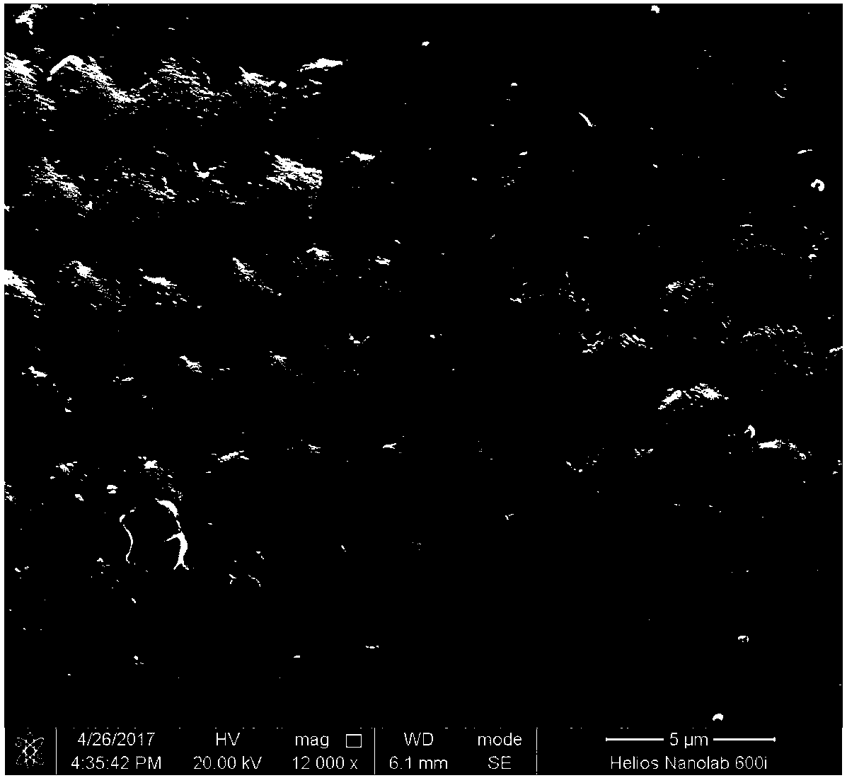 Patterned hydrogel antifouling material and preparation method thereof