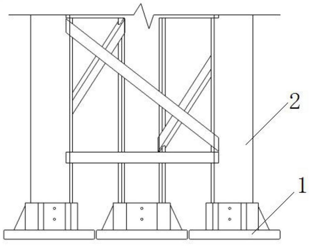 Lattice composite-material tower