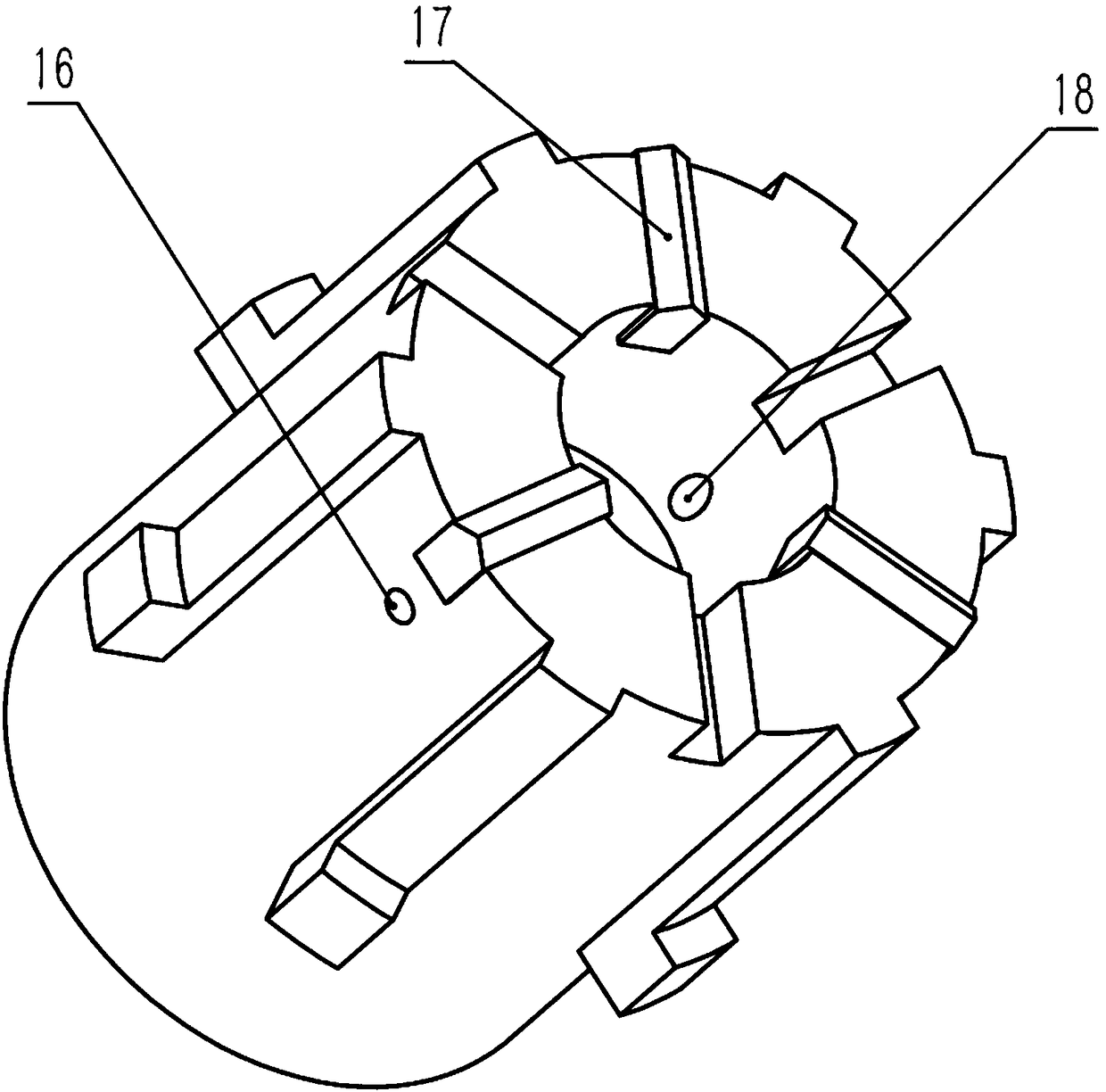 Loose-soft rock soil stratum reverse circulation casing-following drilling tool and drilling process