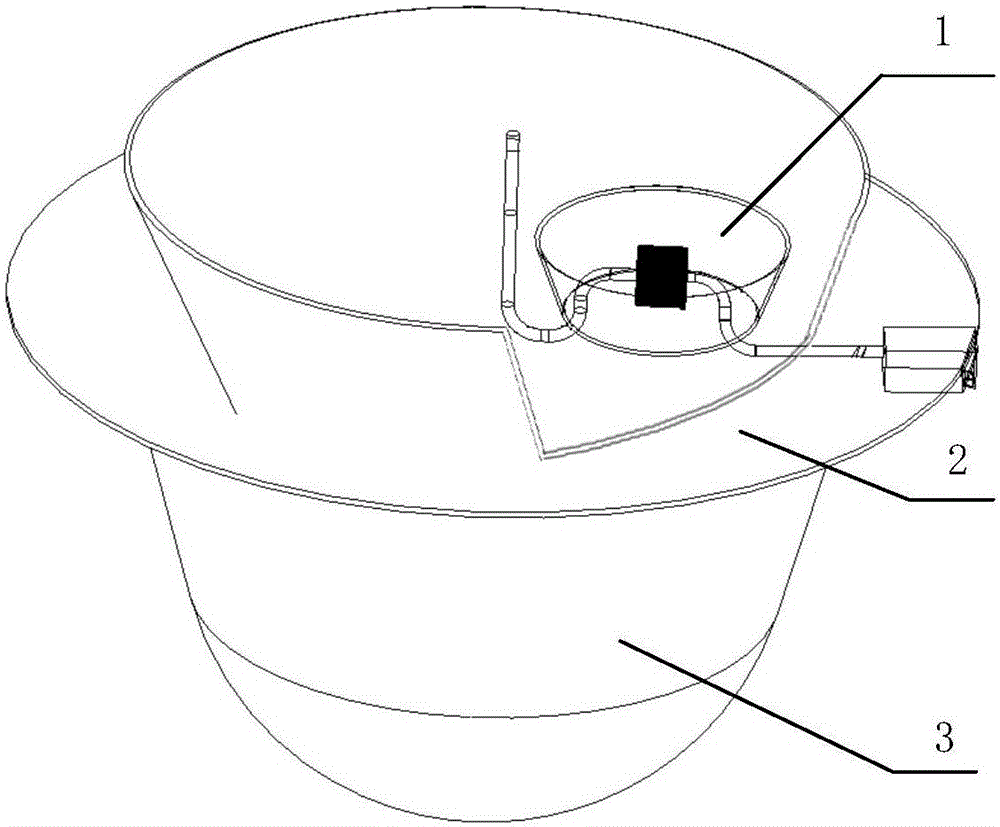 Mars dust collecting device in hypervelocity flight state and application method thereof