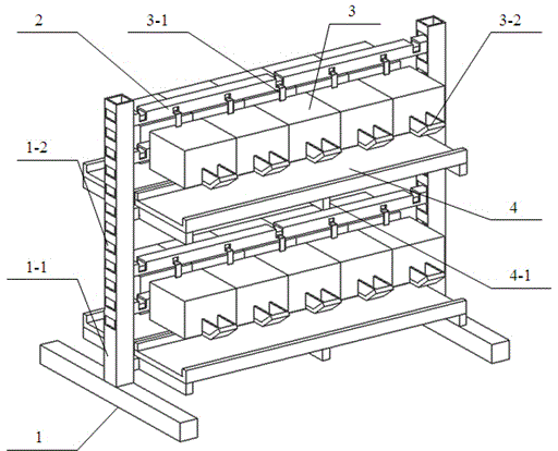 Intelligent pigeon massive-breeding device