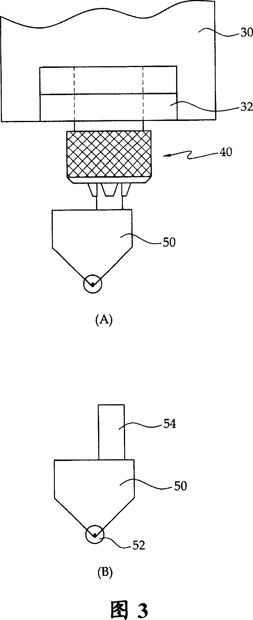 Wheel holder of scriber