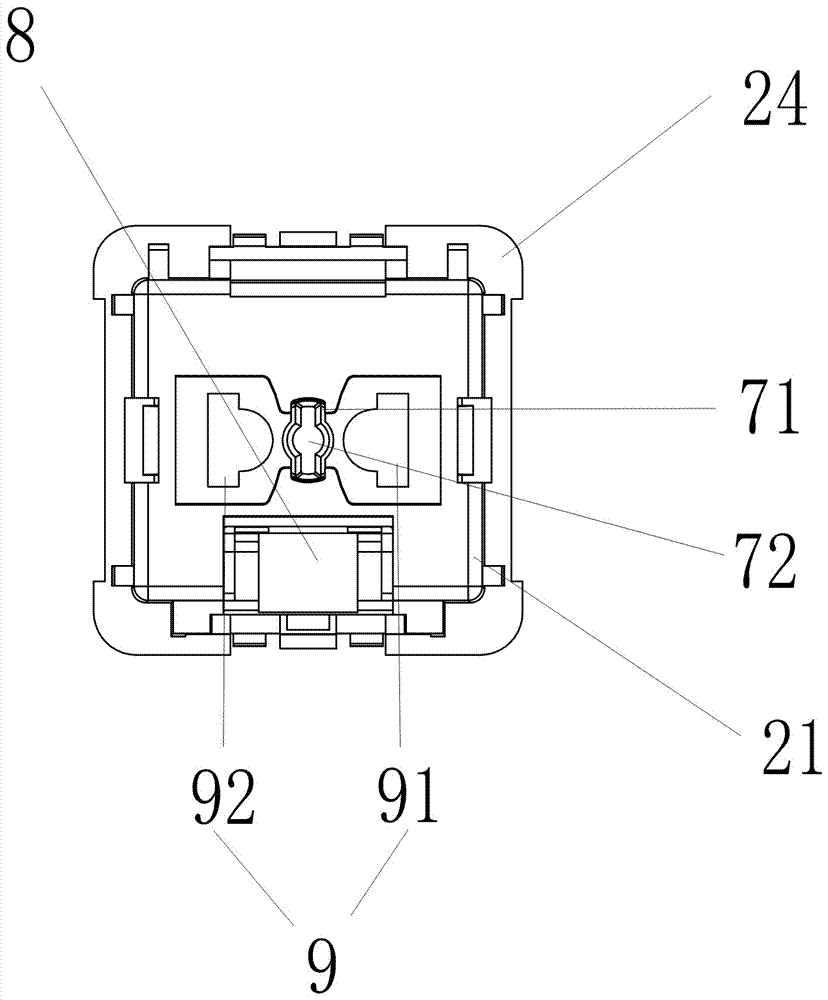 Dustproof and sound-making optical axis keyboard key and keyboard