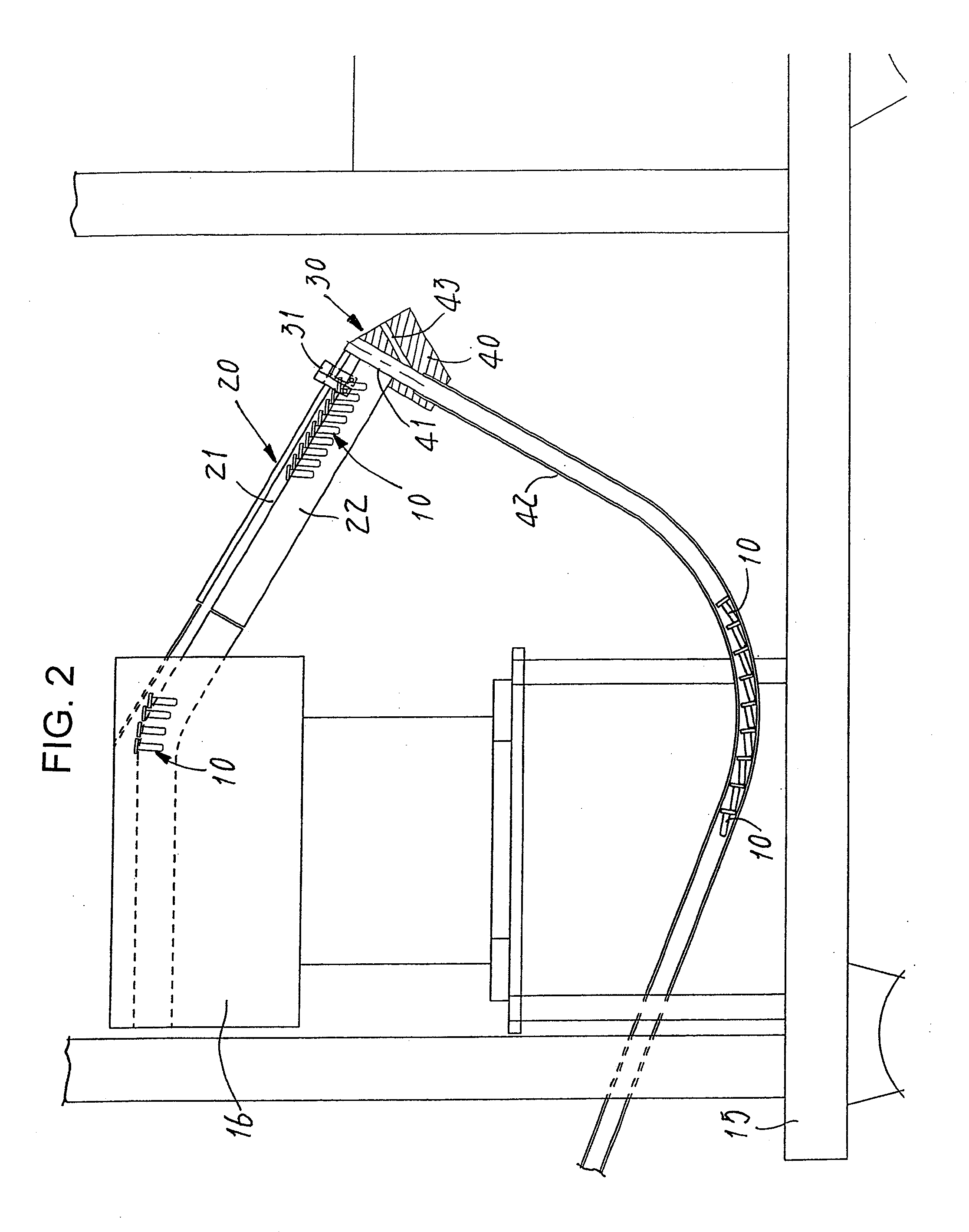 Head type male screw sending and separating feeding apparatus