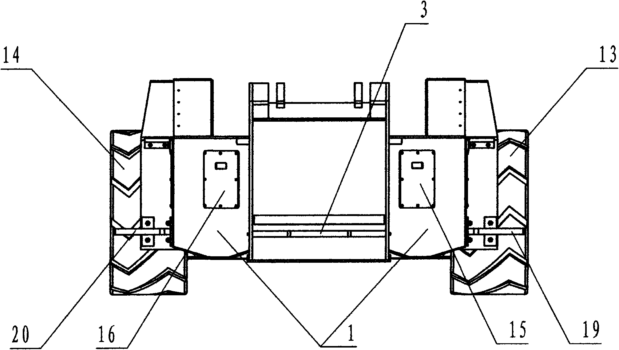 Towing vehicle for transporting supports