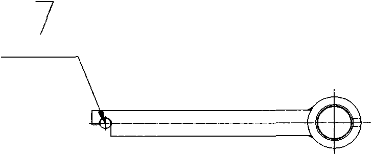 Elongation measurement tool for stator iron core tension screw of hydraulic turbine generator