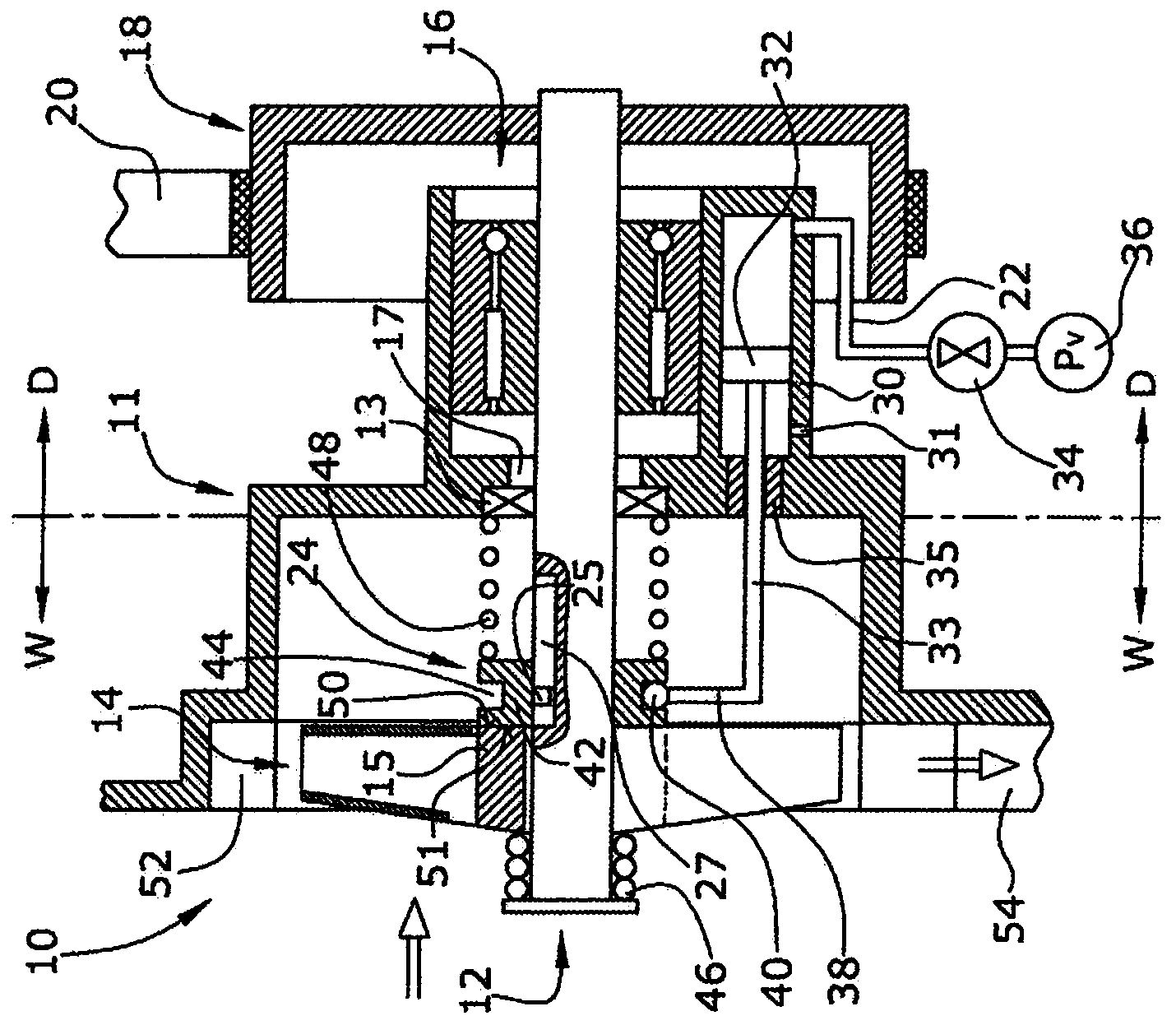 Switchable automotive coolant pump