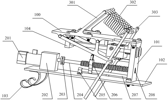 Jumping robot imitating ejection mechanism of locust