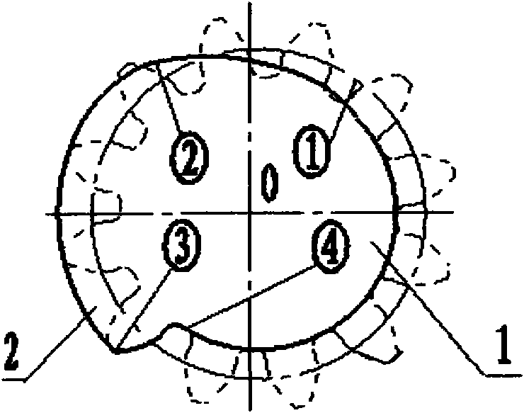 Transition gear and transition gear train