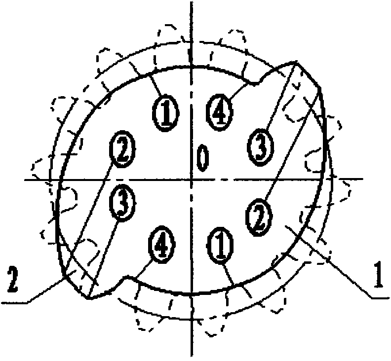 Transition gear and transition gear train