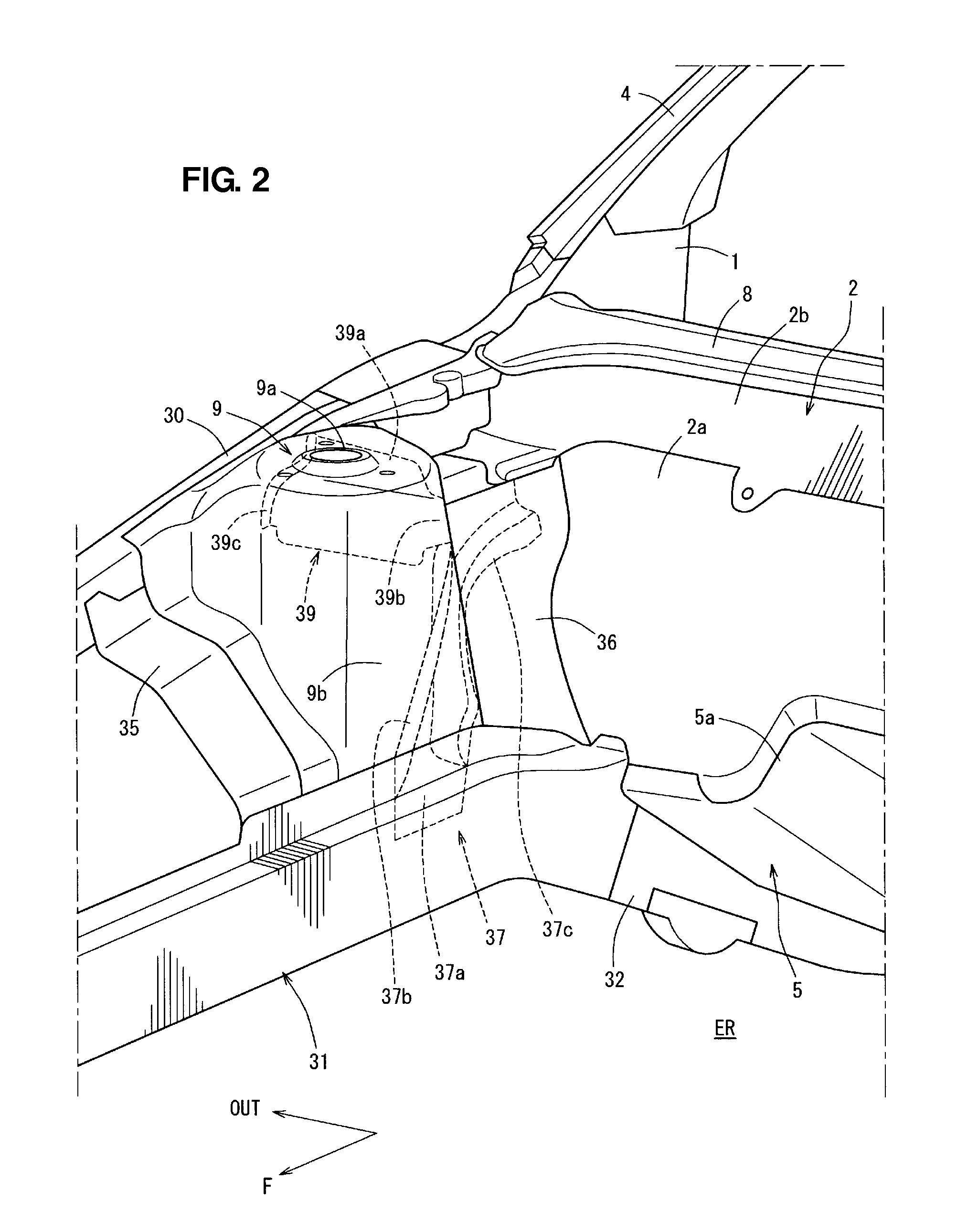 Vehicle-body front structure