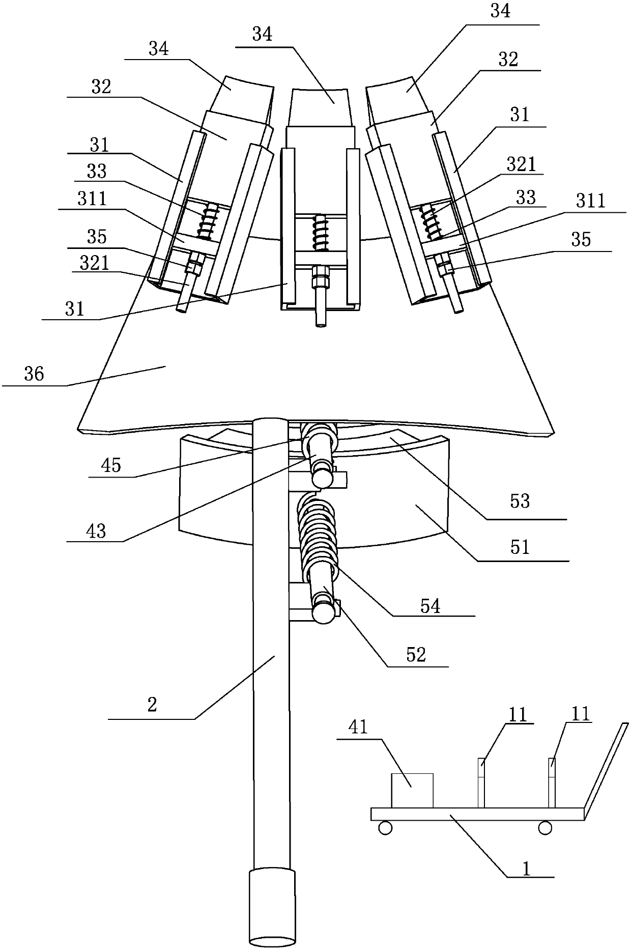 Electric pole deicing device