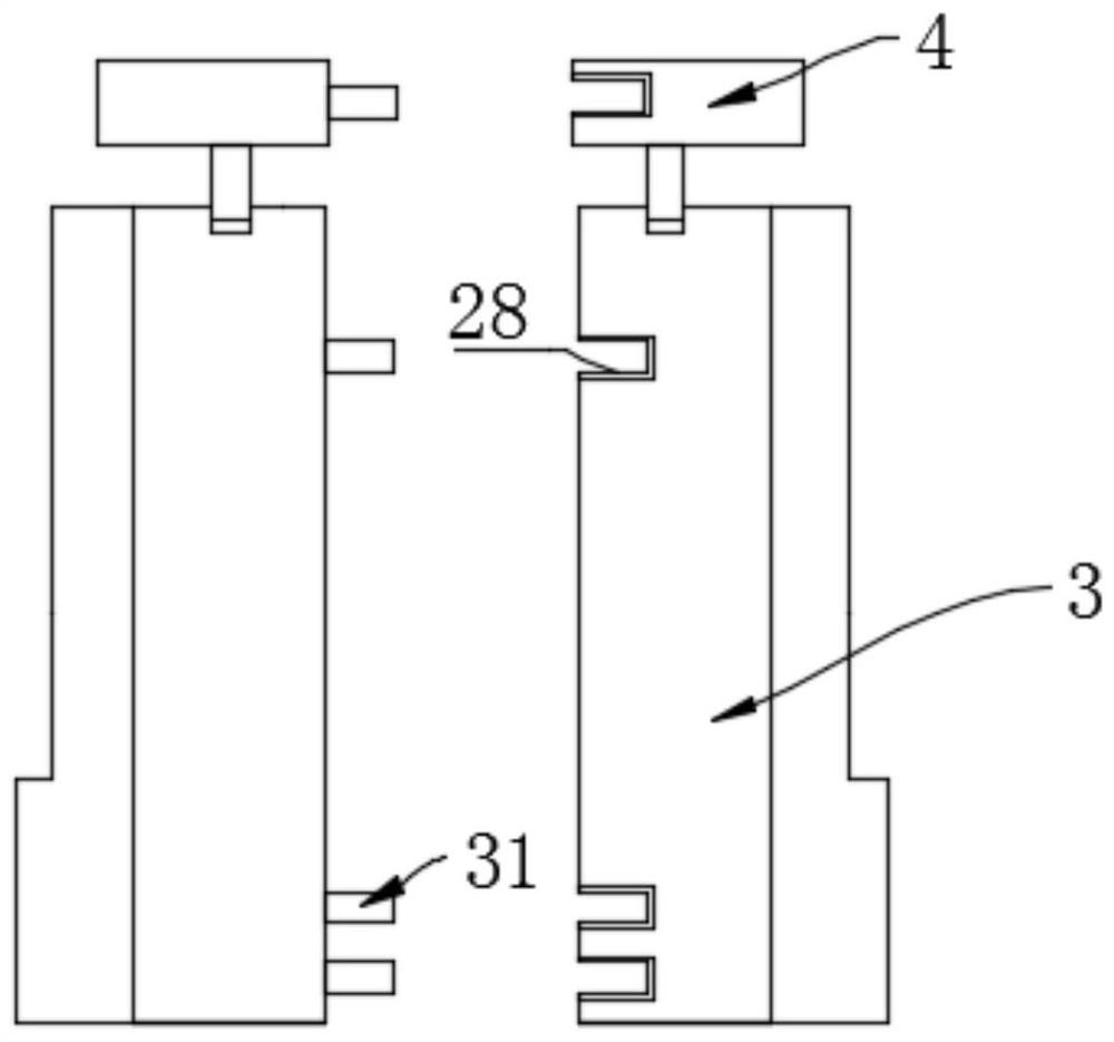 Bridge guardrail base shaping combined template