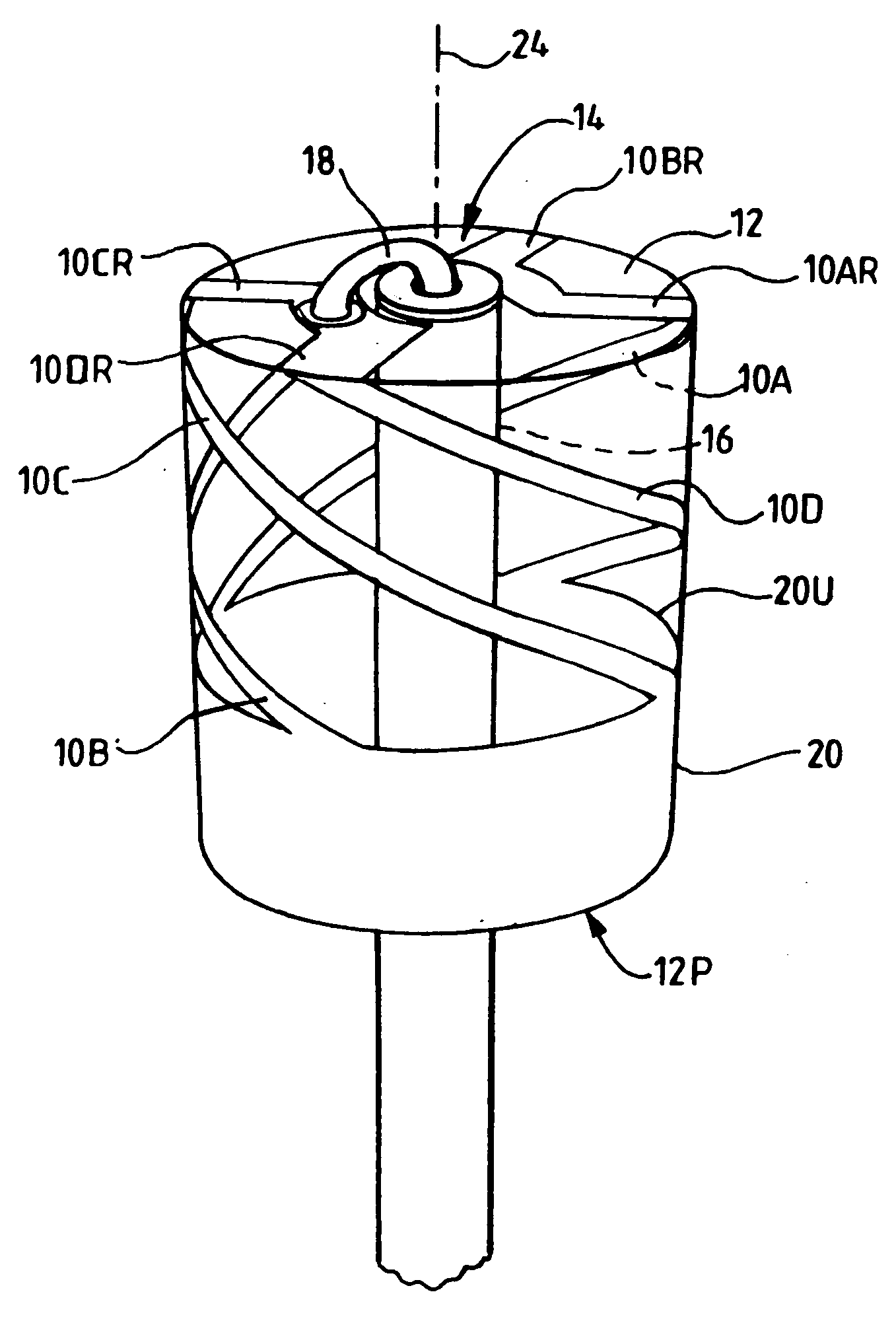 Antenna manufacture including inductance increasing removal of conductive material