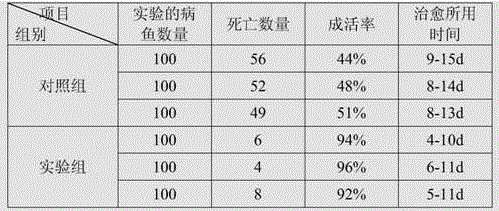 Preparation for treating bacterial enteritis of xiphophorus helleri and preparing method of preparation