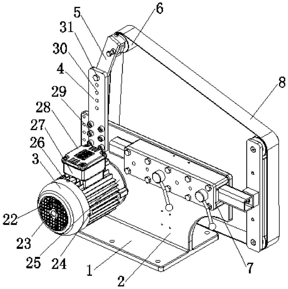 Aluminum foil composite film tearing device for aluminum foil compounding machine