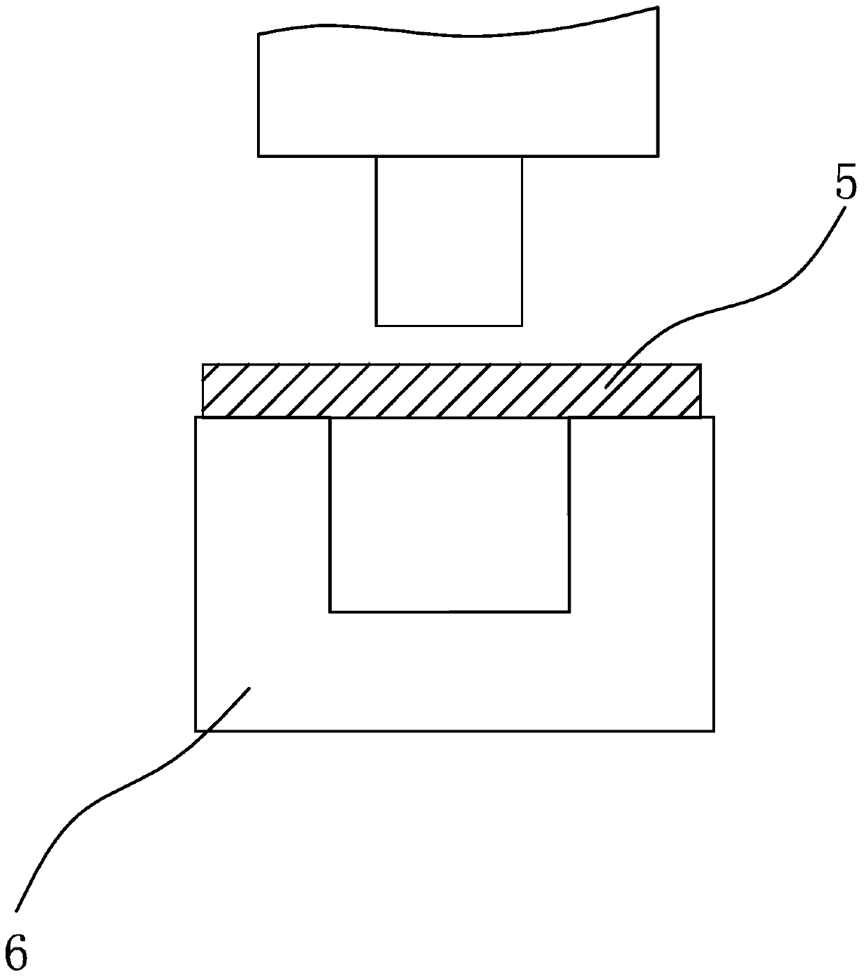 A production process of winch support