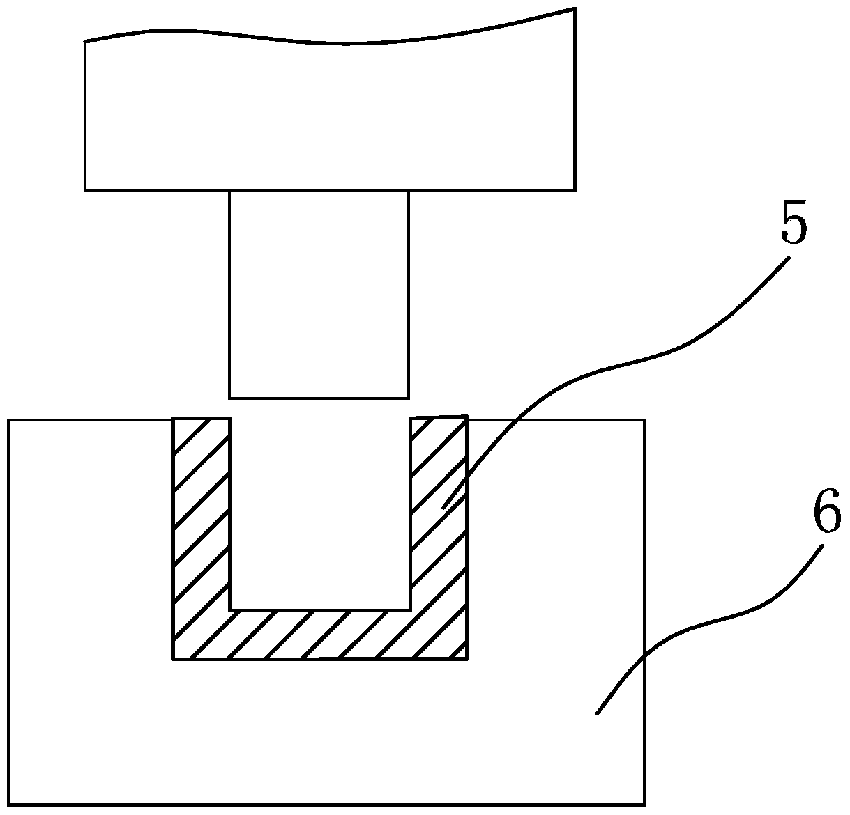 A production process of winch support