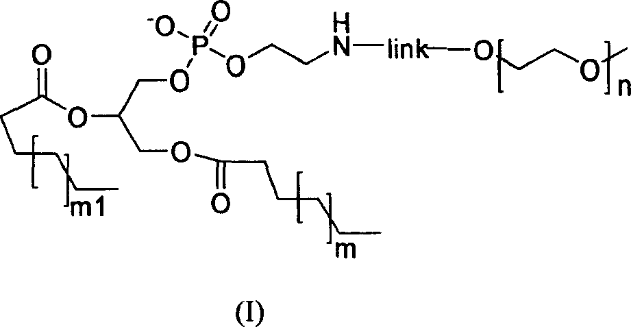 Polyethylene glycol-phosphatidyl ethanolamine polymer or medicinal acid addition salt and application thereof in pharmacy