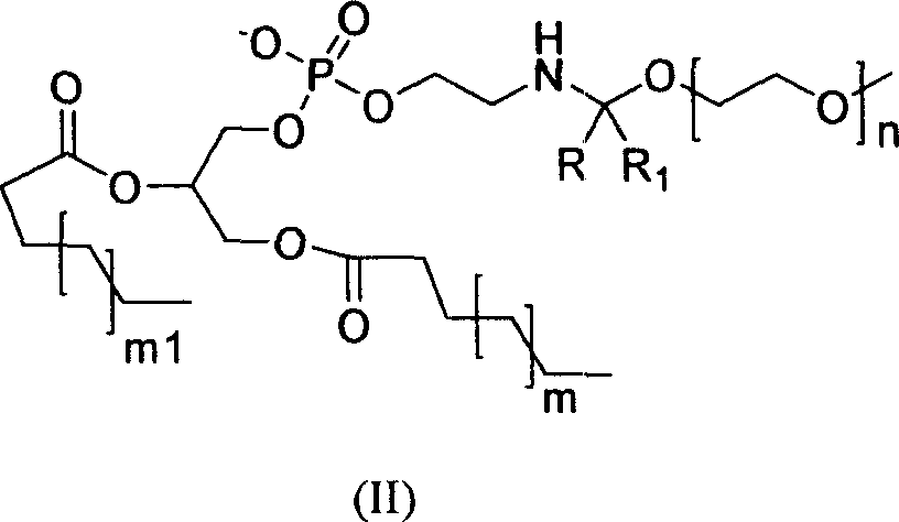 Polyethylene glycol-phosphatidyl ethanolamine polymer or medicinal acid addition salt and application thereof in pharmacy