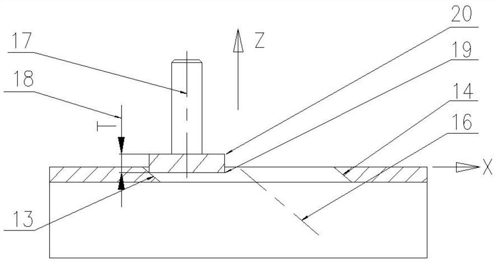 Method for machining inclined holes of channel steel parts