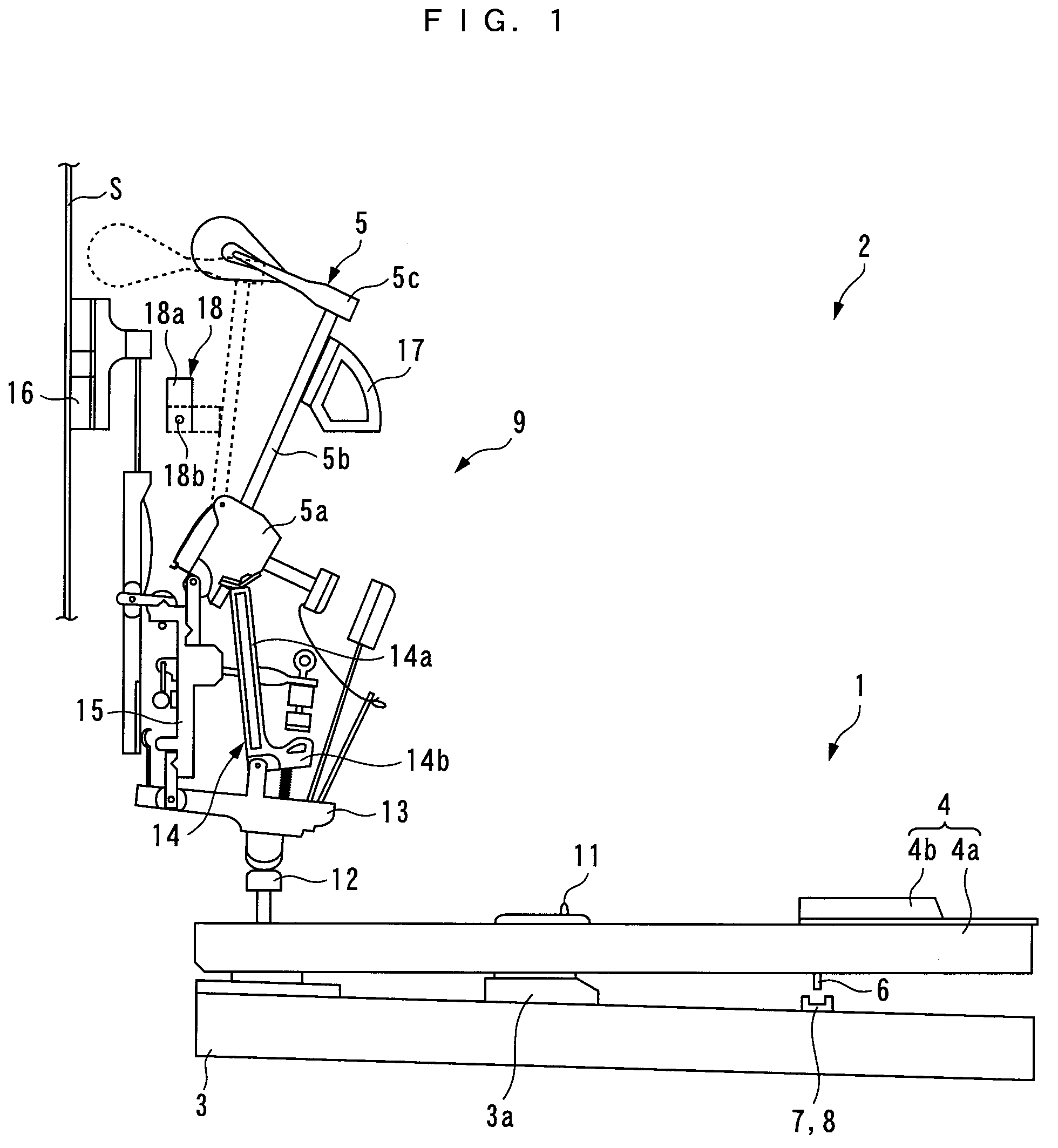 Touch detecting device of keyboard instrument