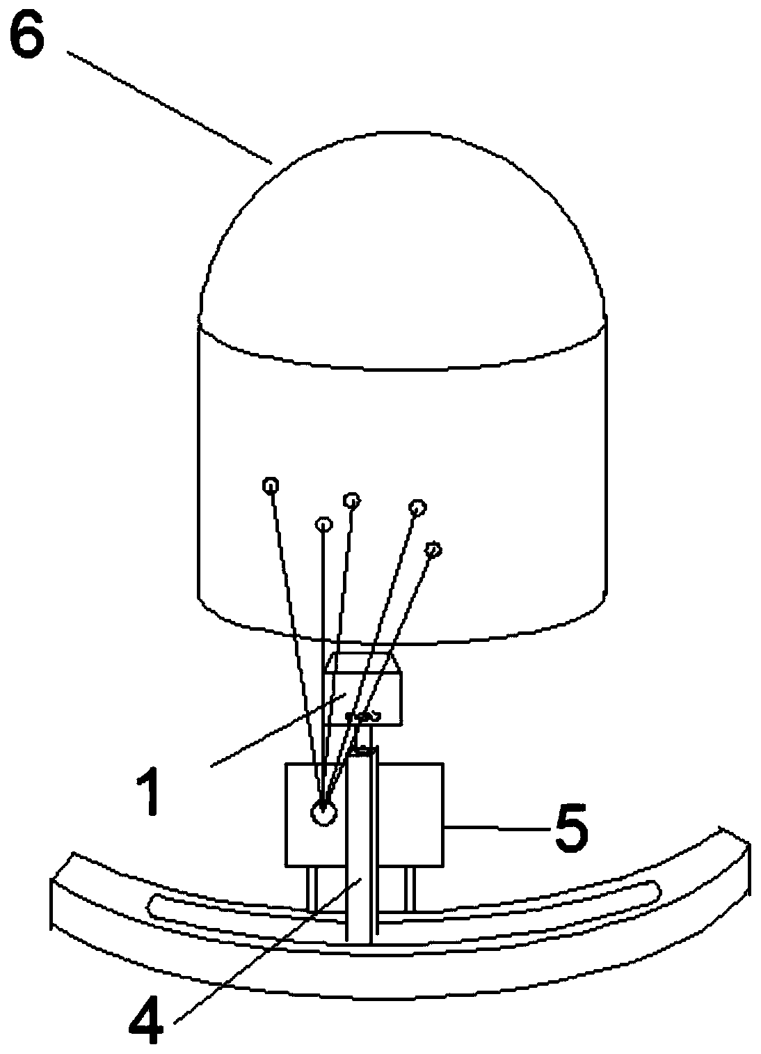 Calibration device and method based on multi-laser distance measurement and angle measurement