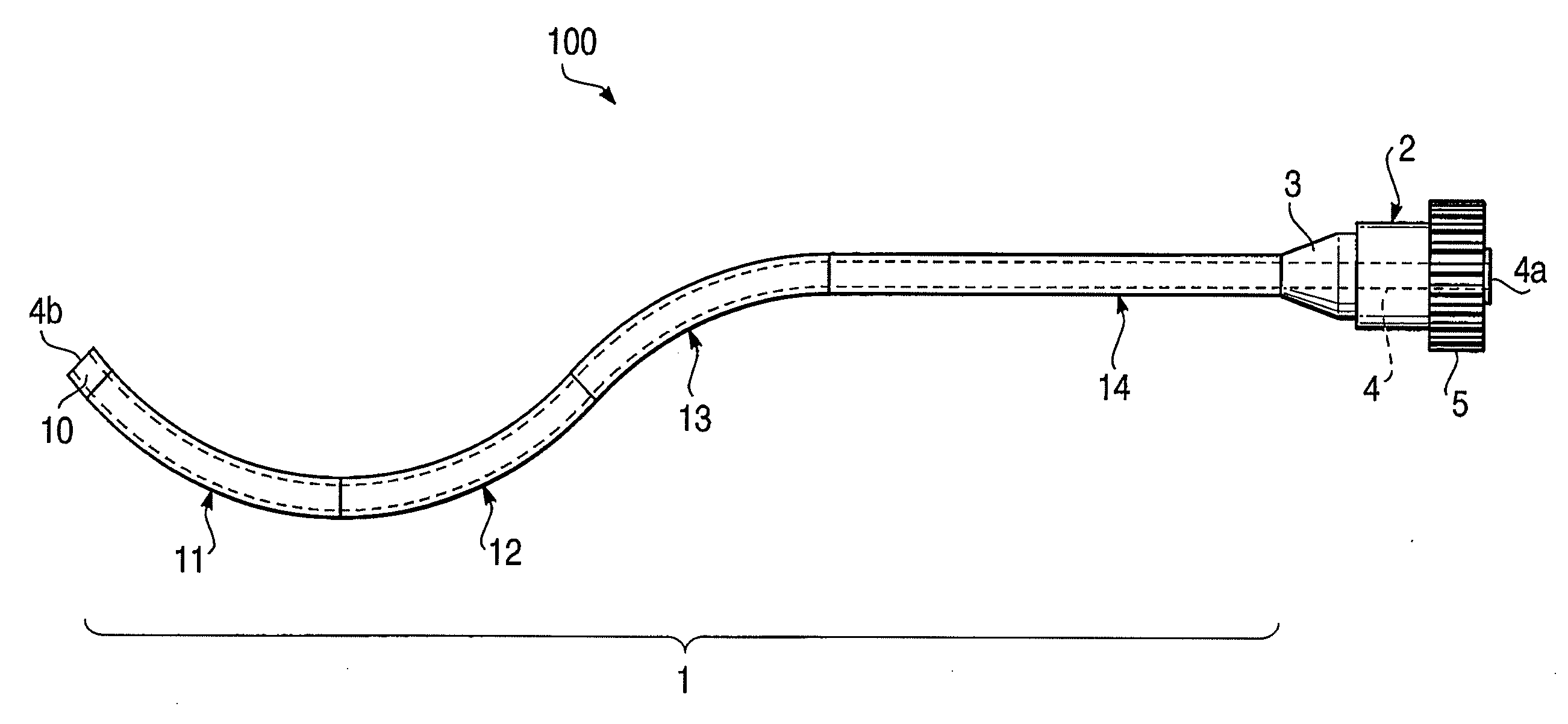 Endoscope guiding tube device