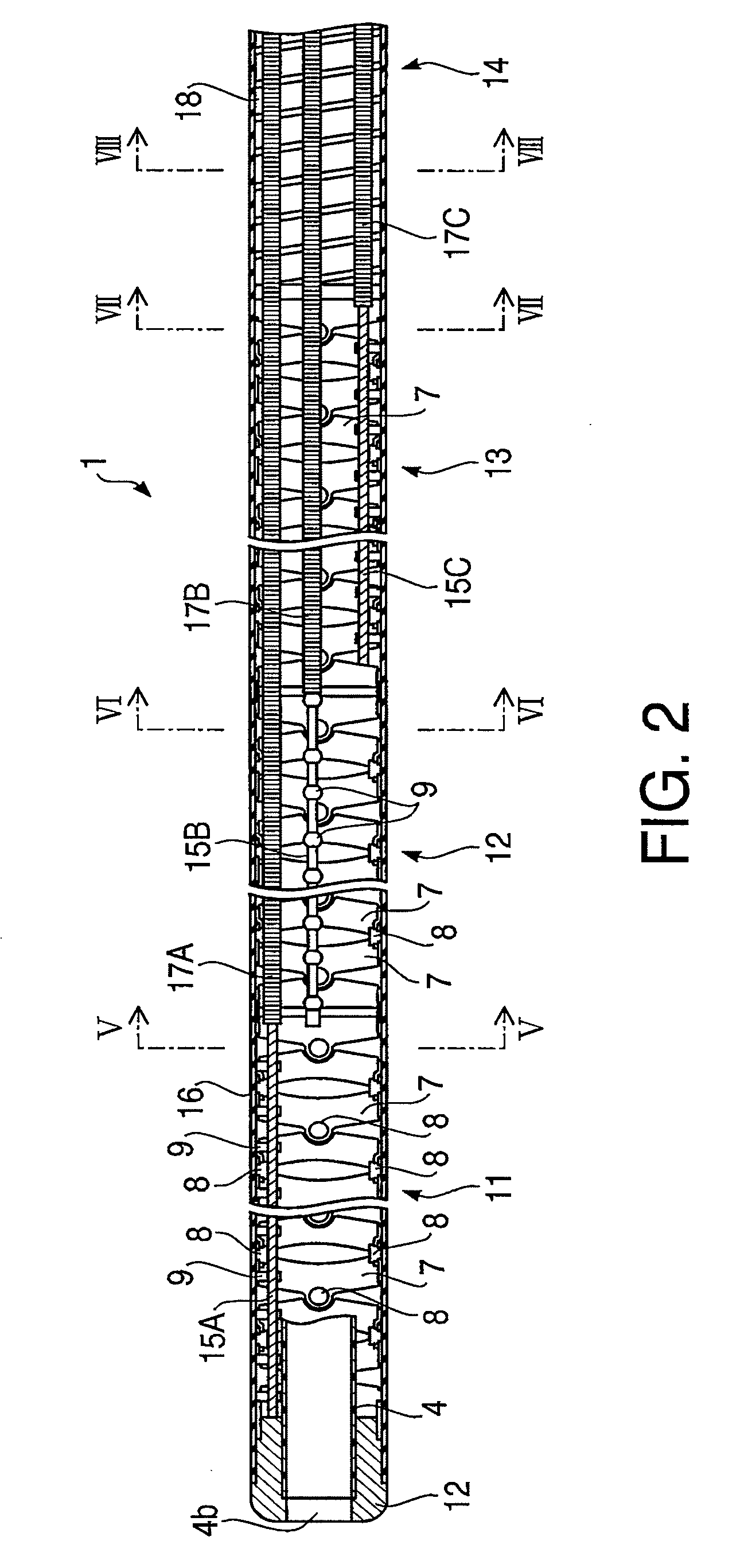 Endoscope guiding tube device