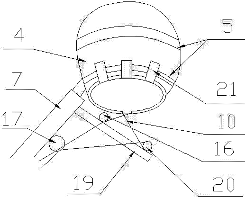 Transmission line de-icing and bird's nest removing device